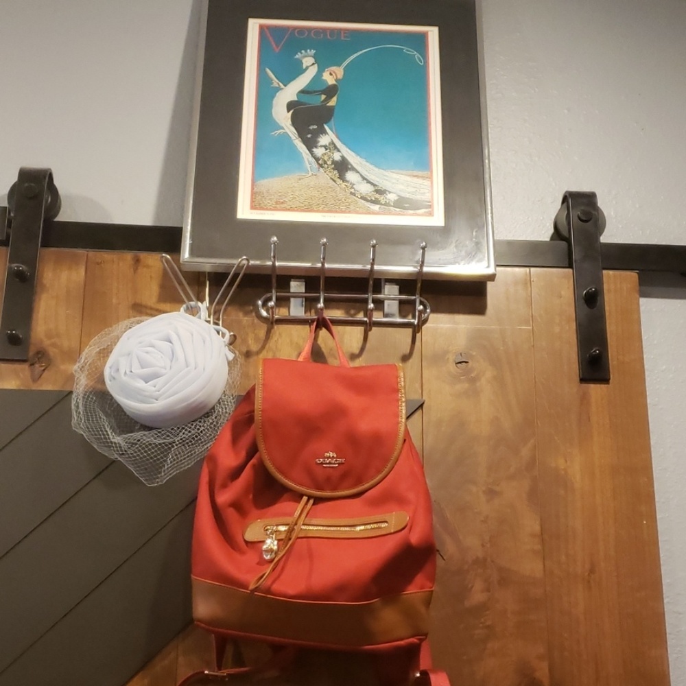 Coach Canvas Backpack